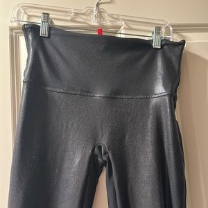 Spanx faux leather leggings in extra-large. Worn once. Like new.